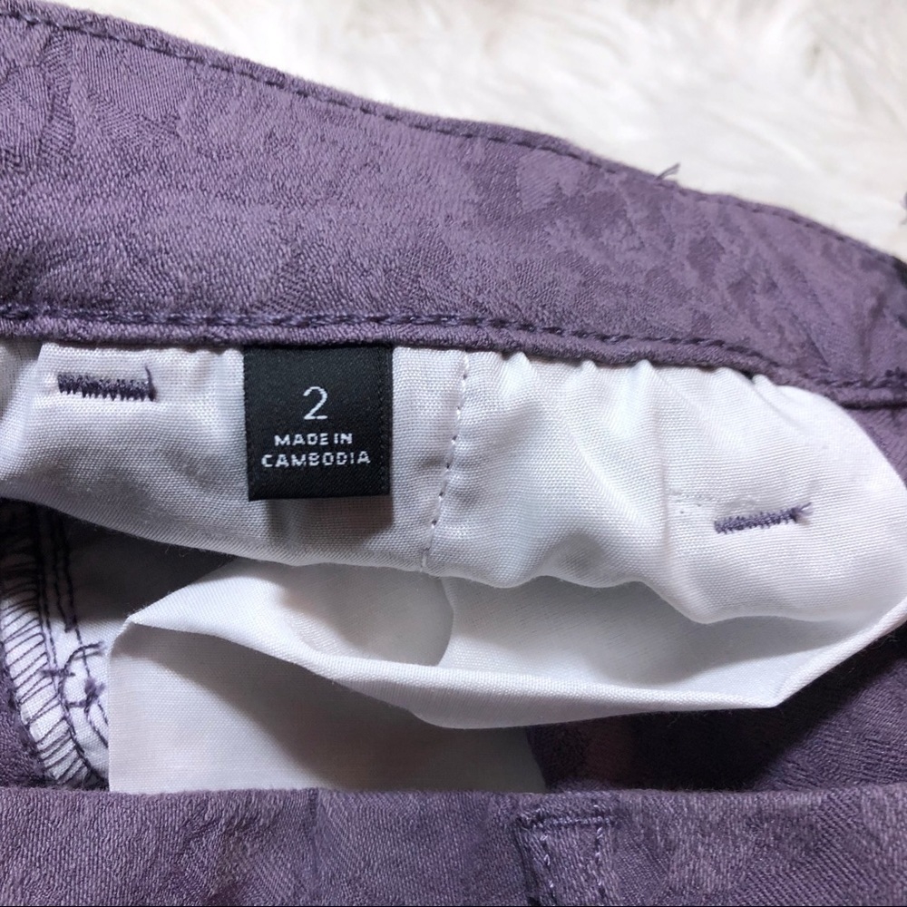 Simply Vera Wang Capi Mid Rise Purple Jeans NWT - Picture 5 of 6
